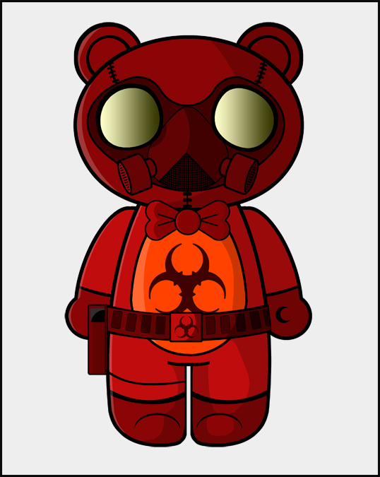 Teddy of the Apocalypse, the first Biohazard Bears.